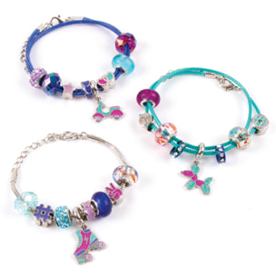 Braccialetti con Punti Luce e Charm: Toni dell'Azzurro