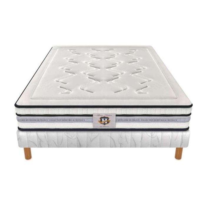 ENSEMBLE Chambourcy - Matelas 2 places + 1 Sommier