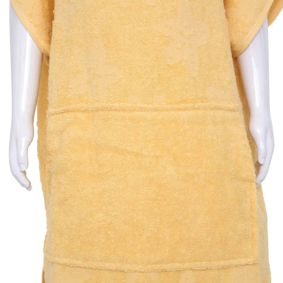 Set Cape et Gant de bain Enfant Orta 92x50 cm Jaune