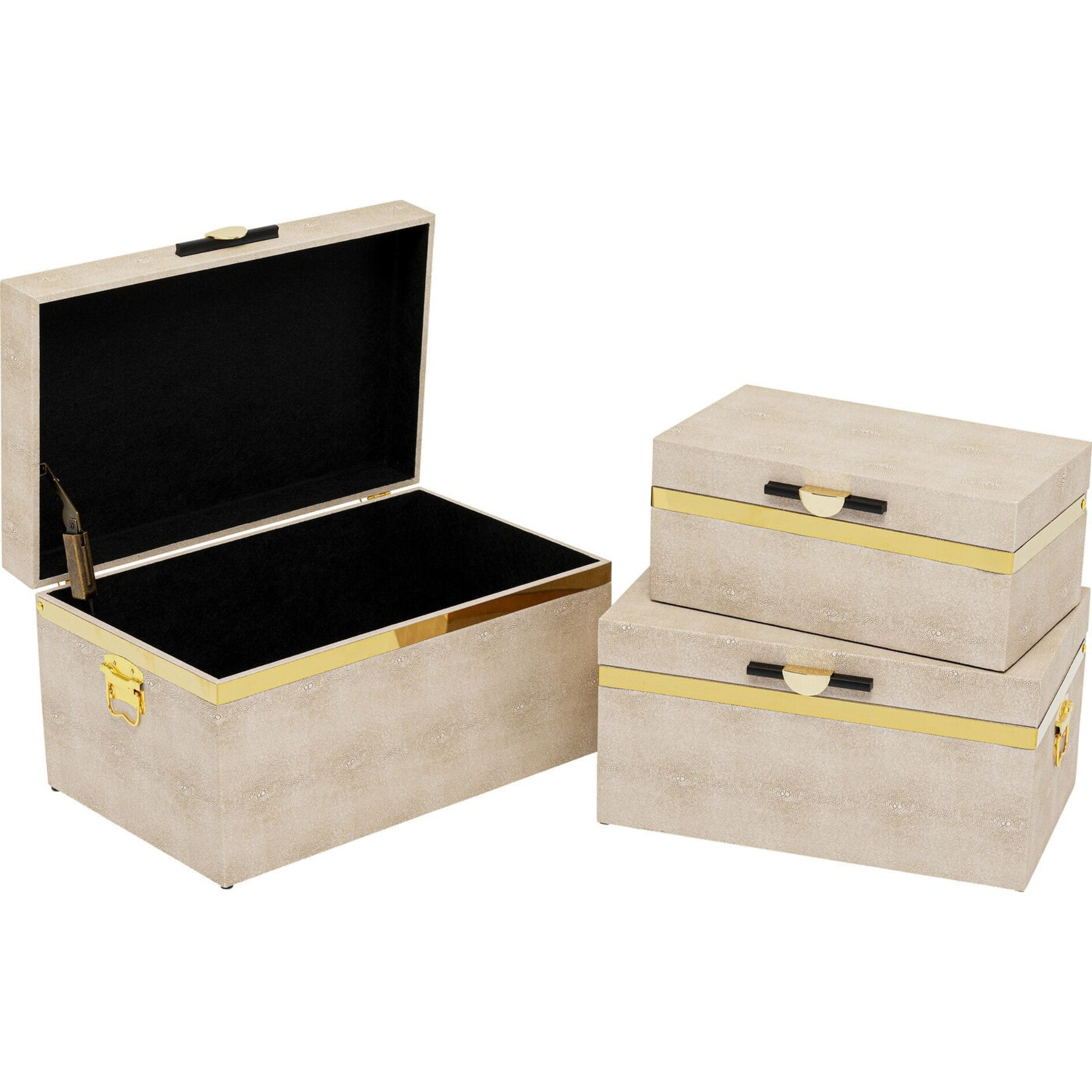 Boîtes Classy hautes set de 3 Kare Design