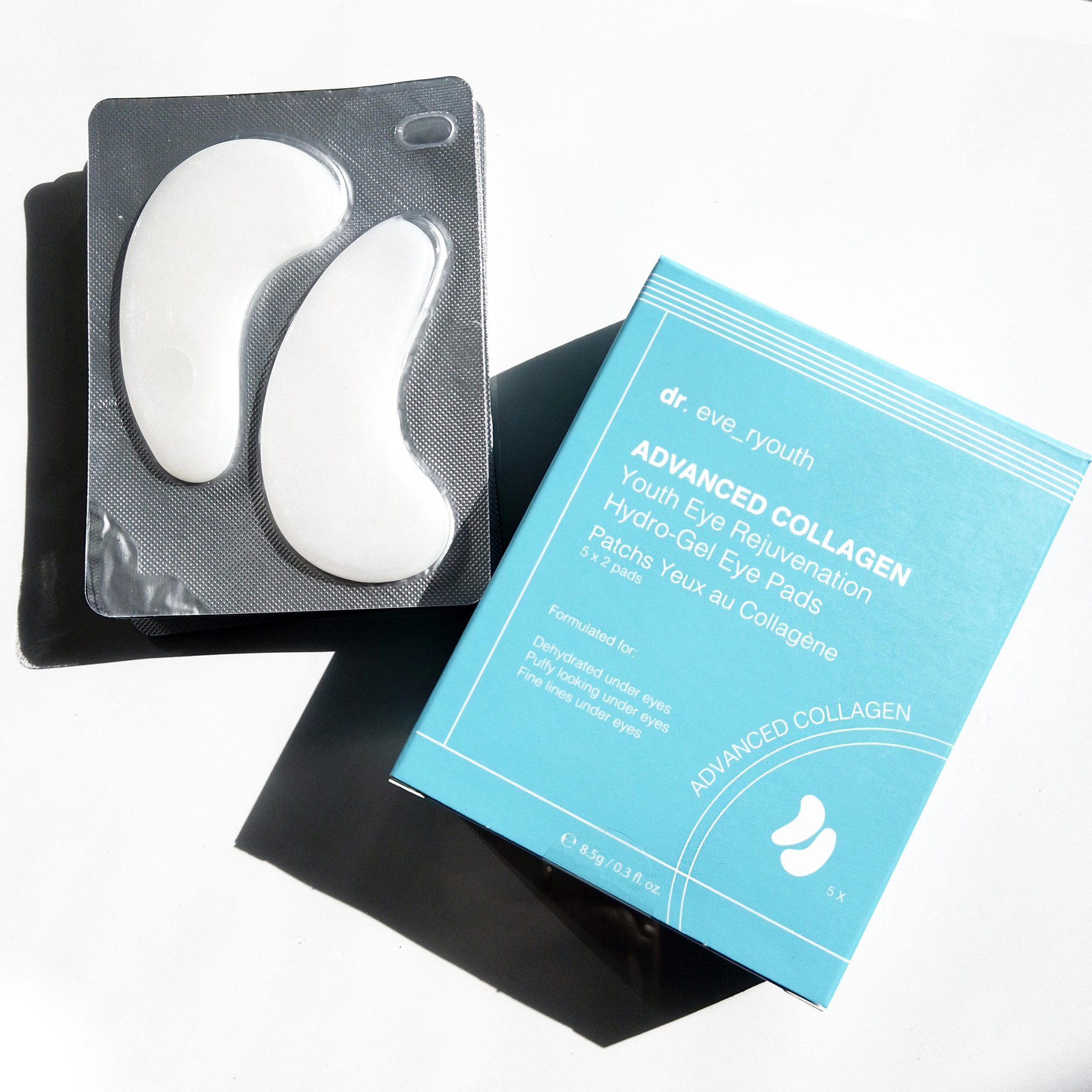 Almohadillas para ojos de hidrogel para rejuvenecimiento de ojos juveniles