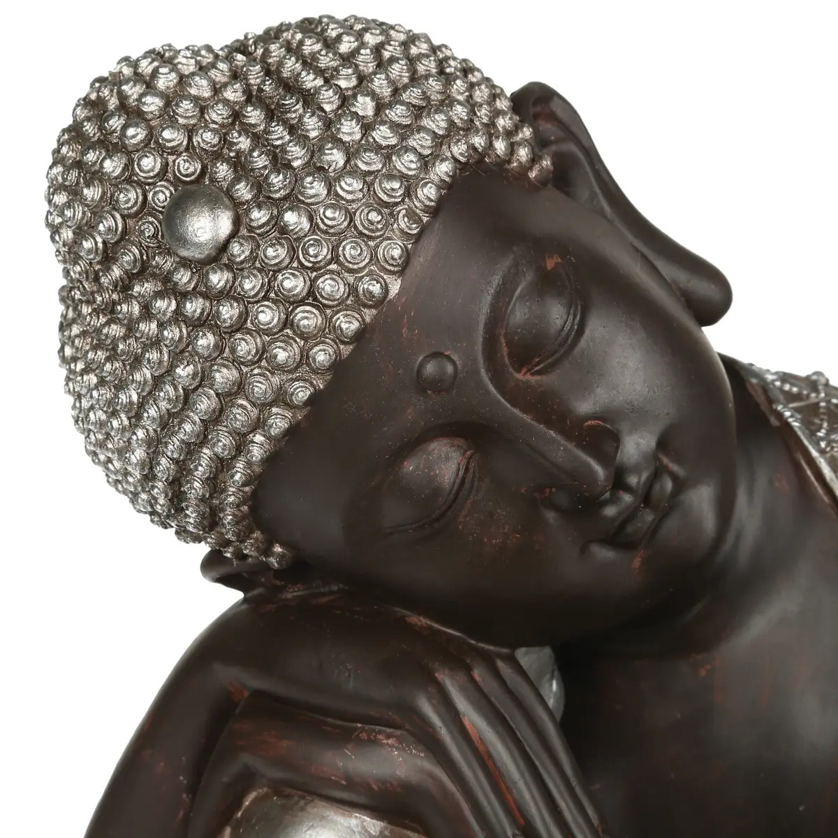 Statuette "Bouddha" assis - résine H36 cm