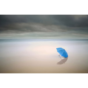 Tableau parapluie bleu Tableau alu Dibond