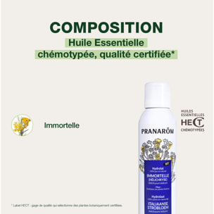 Pranarom - Hydrolat d'Immortelle (Hélichryse) - Bio - 150 ml