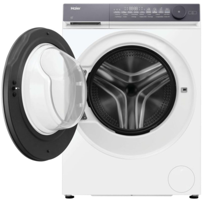 Lave linge séchant hublot HAIER HWD80BP14367TUFR - 8/5 kg - 1400 tr/min - Classe D - Moteur Inverter - Connecté