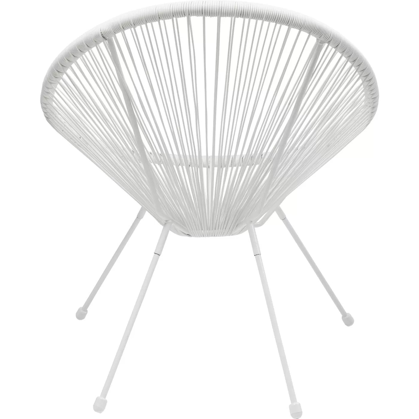 Salon de jardin Acapulco Mono blanc Kare Design