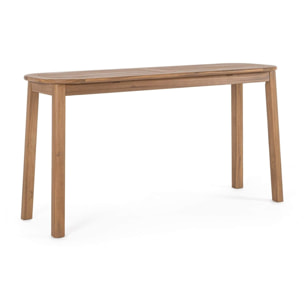 Consolle MONSARAZ in legno di acacia effetto teak