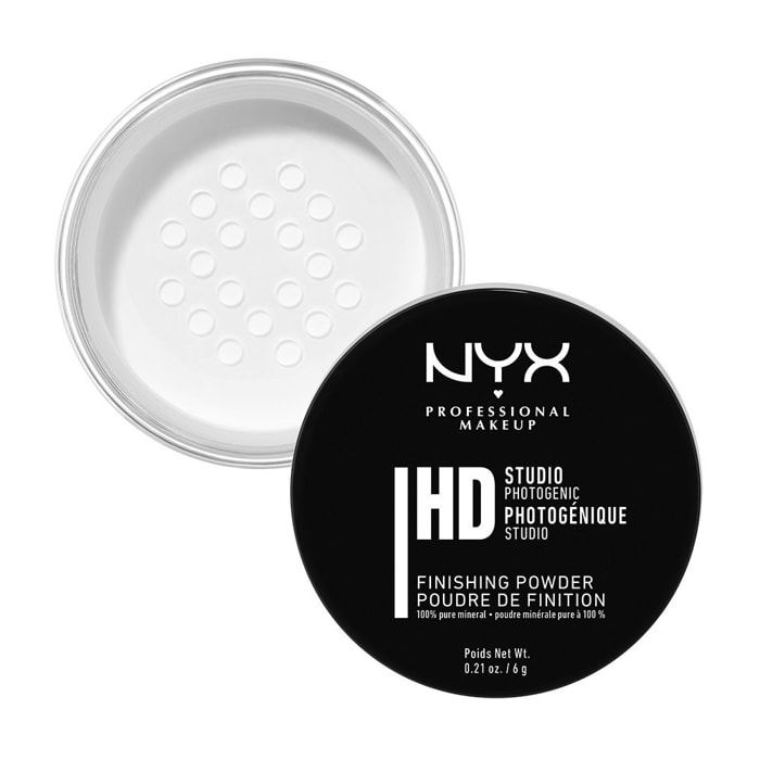 NYX Professional Makeup Poudre de Finition Minérale, Poudre Libre, Fini Mat, Contrôle de la Brillance