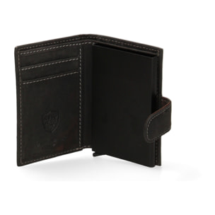 Portafoglio  da uomo In Vera pelle Made in Italy 7x10x2,5 cm