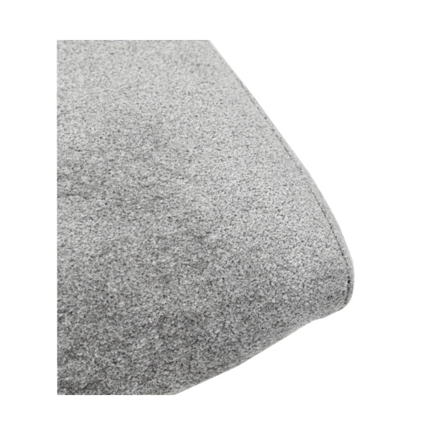 Chaise rotative 360° capitonnée en tissu et pieds métal - 3 coloris - LILA