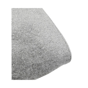 Chaise rotative 360° capitonnée en tissu et pieds métal - 3 coloris - LILA