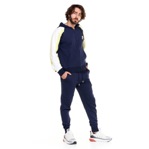 Tuta con cappuccio e zip da uomo New Sporty