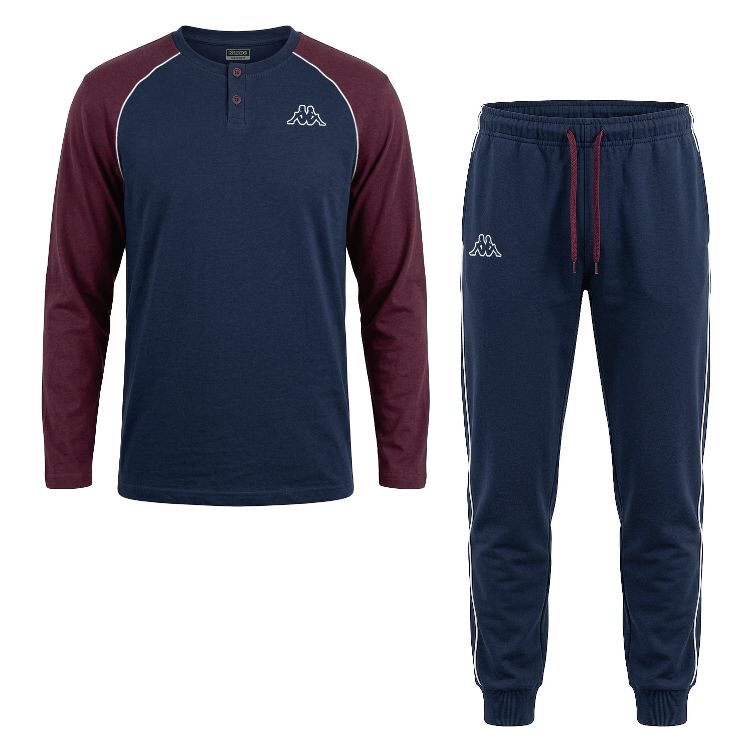 Pigiama Lungo Uomo KAPPA Cotone Leggero