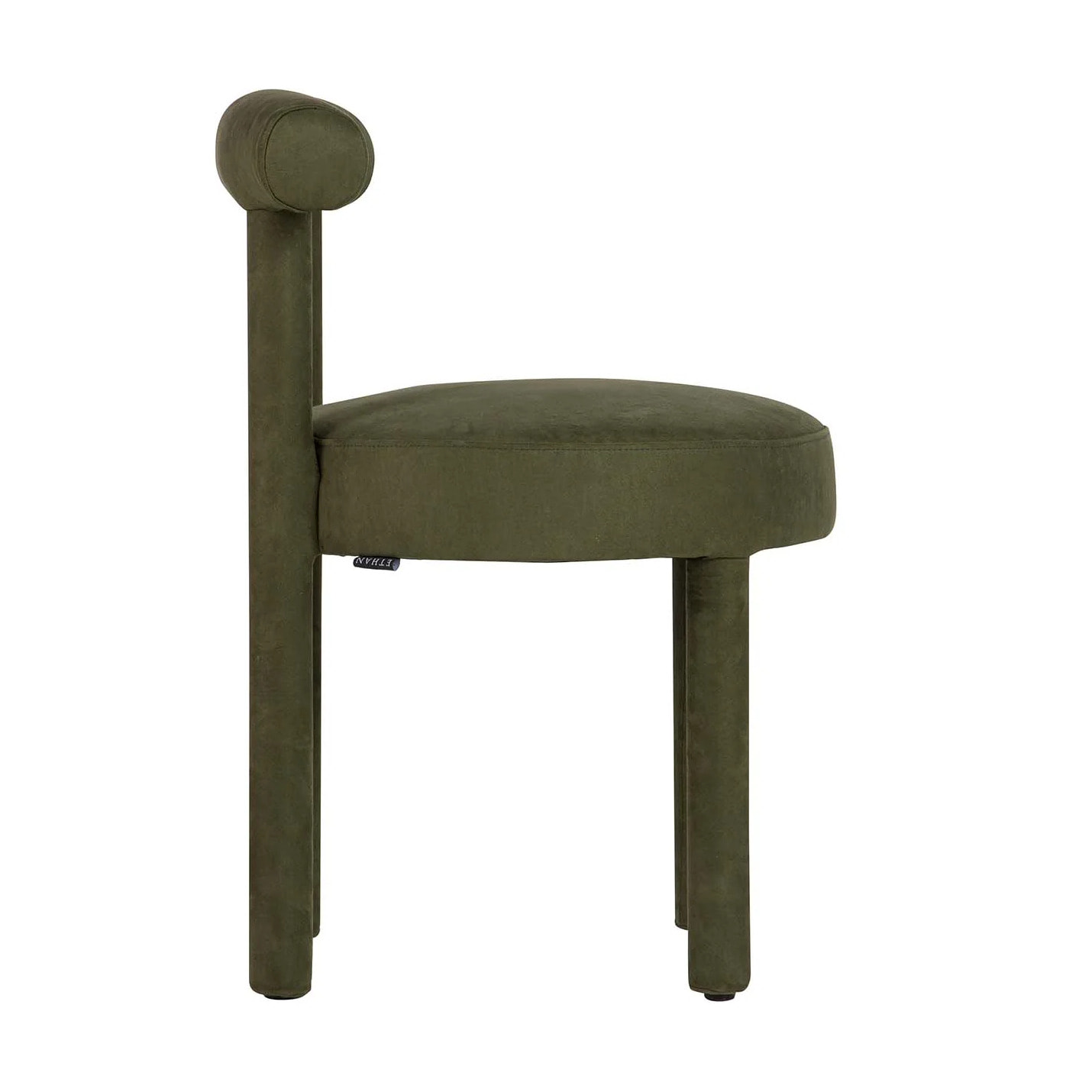 Silla Madera Arce Velvet Verde 49x52x75 Cm