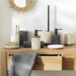 Brosse WC en acacia - Naturel