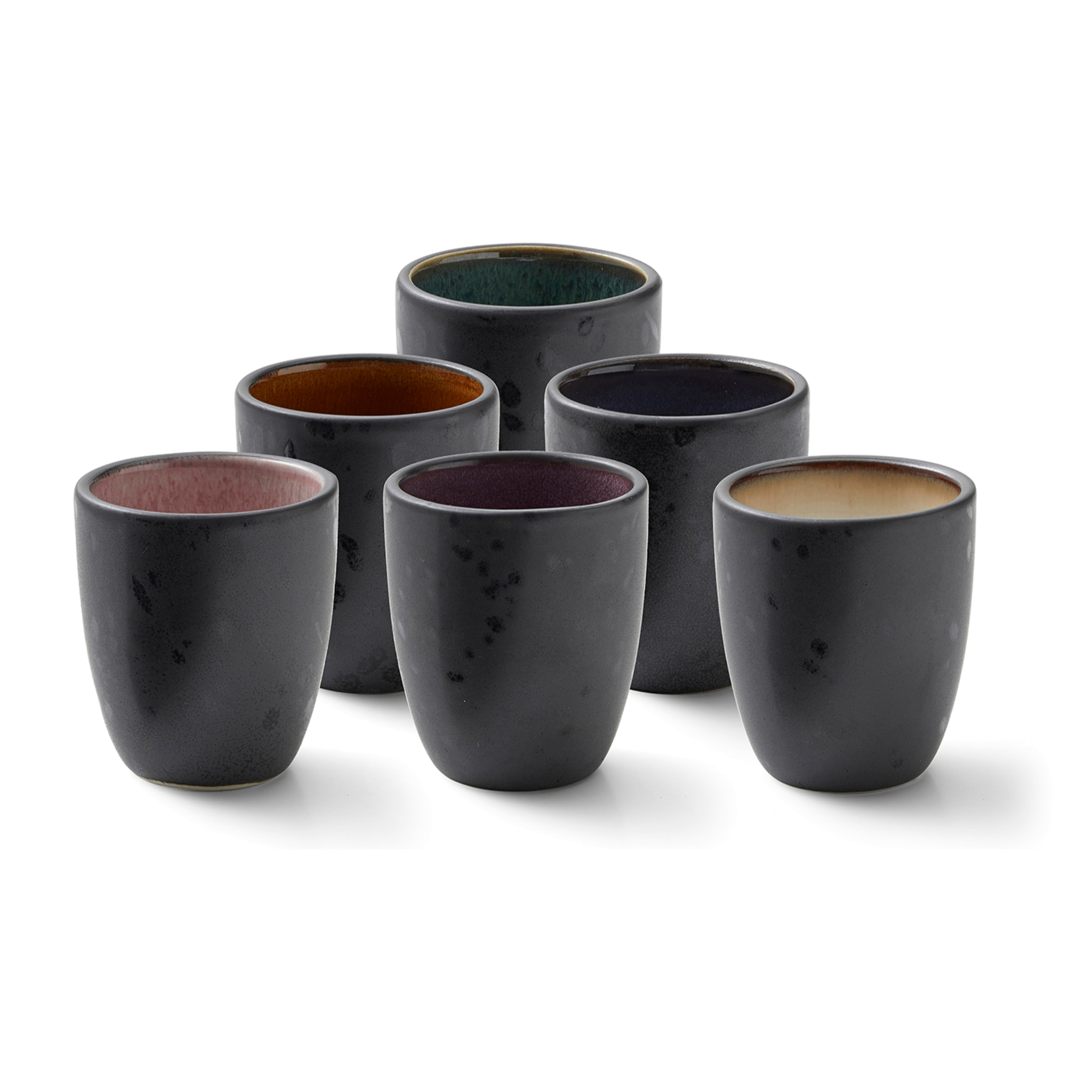 Set tasses espresso 9 cl 6 pièces Wood Grès