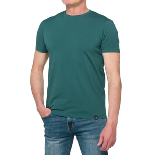 T-shirt in cotone slim fit Hot Buttered Canggu Verde