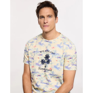 Camiseta Manga Corta Amarillo - Sunbay