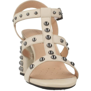 Sandalias Mujer de la marca GEOX  modelo D SEYLA SANDAL HIGH BEIS