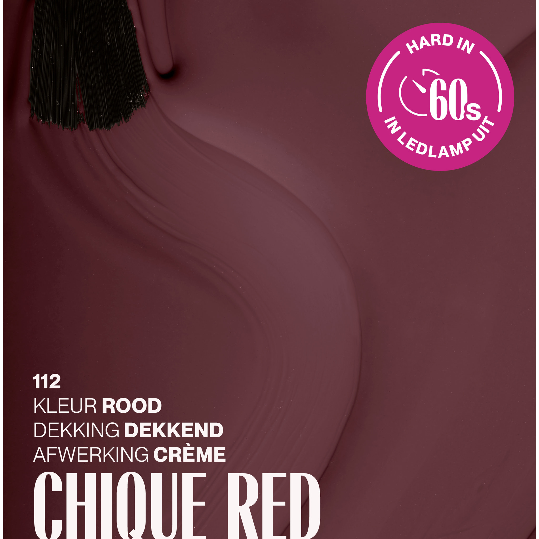 Pink Gellac - 112 Chique Red Gellak 15ml - Rode Gelnagellak - Gelnagels producten - Gel Nails - Gelnagel