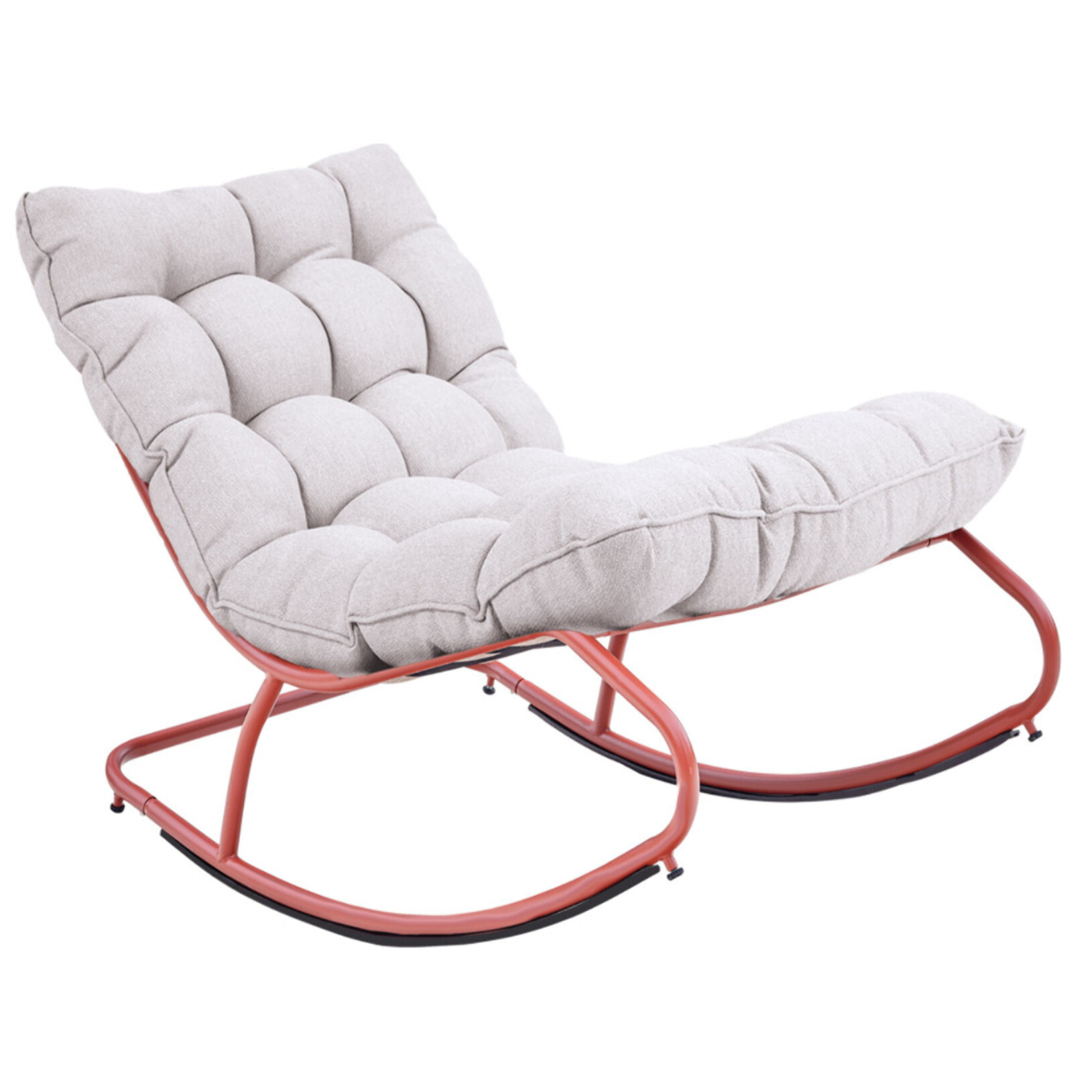 Fauteuil à bascule - 1 place - Terracotta - MADRID