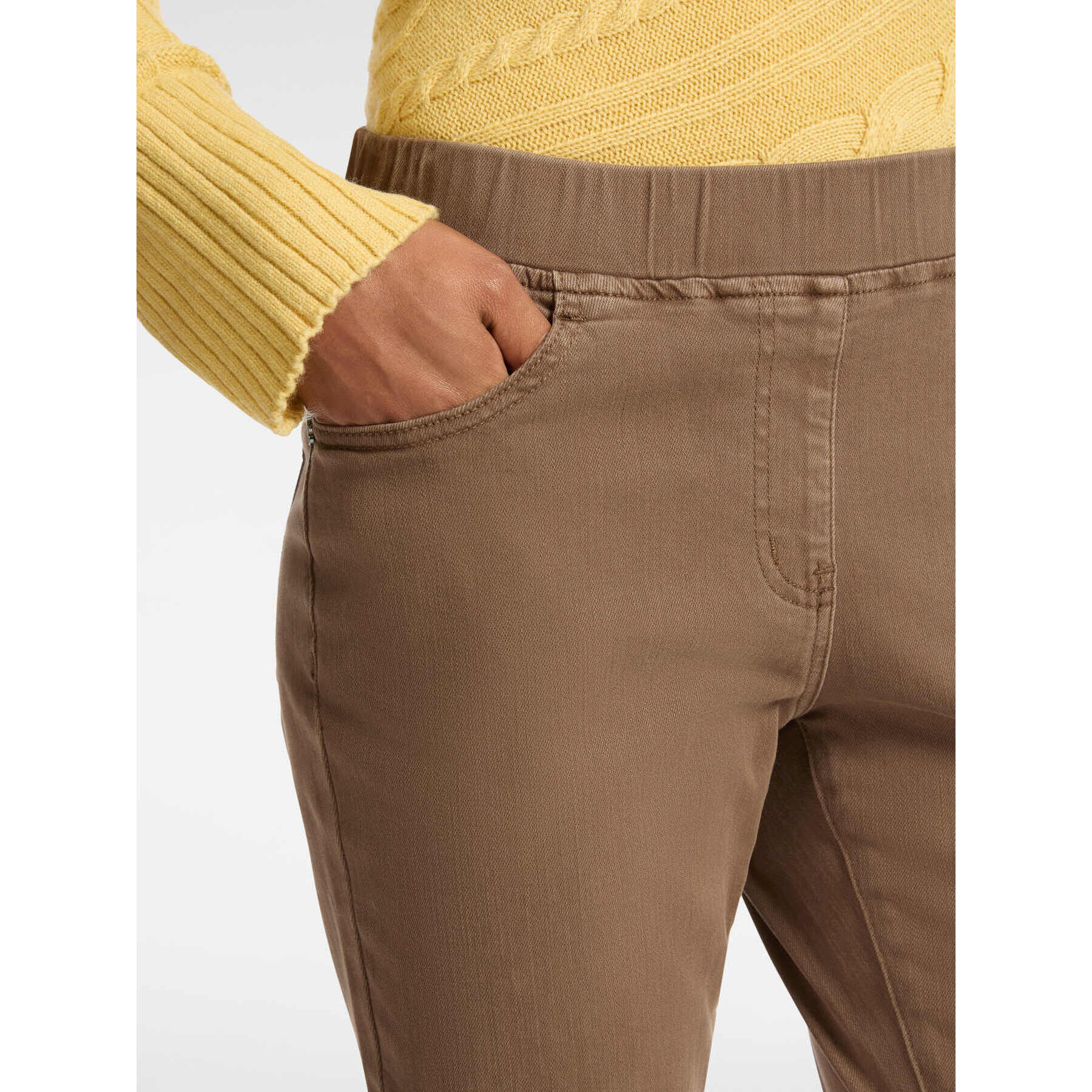 Elena Mirò - Jeggings - Marrone