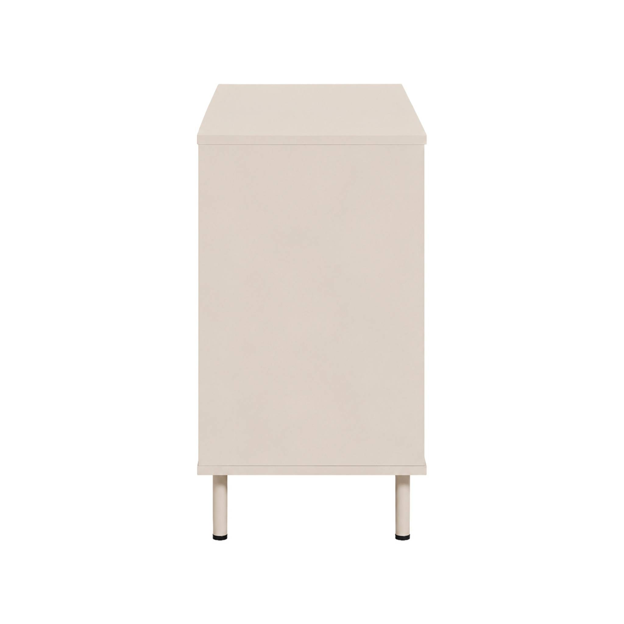 Commode décor bois et métal 6 tiroirs ELLIE