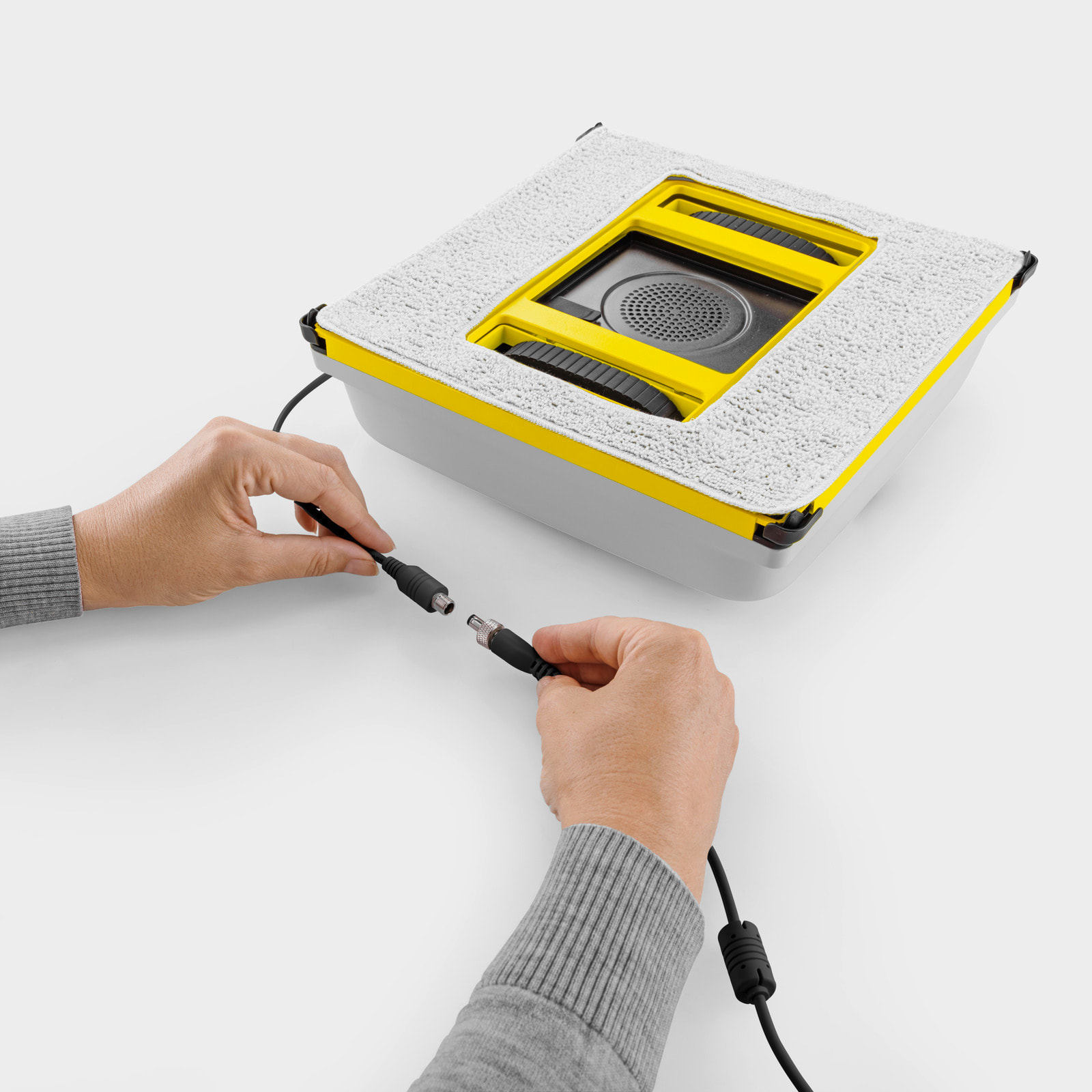 Robot lave vitres Karcher RCW 4 EXTRA + 62 dB - nettoyage automatique - nettoyage bordures - télécommande - 6 lingettes/dét 125ml