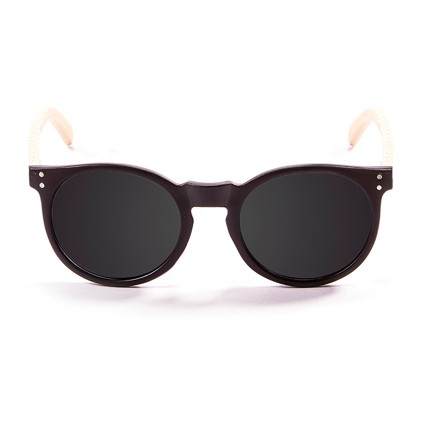 Gafas de sol OCEAN LIZARD WOOD - Patillas en negro mate y bambú y / Ahumada