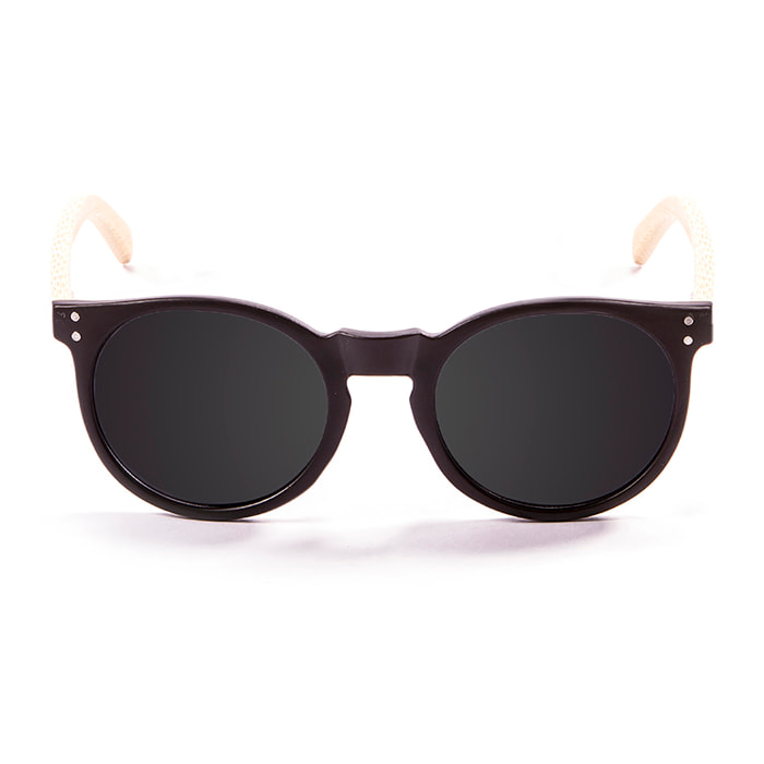 Gafas de sol OCEAN LIZARD WOOD - Patillas en negro mate y bambú y / Ahumada