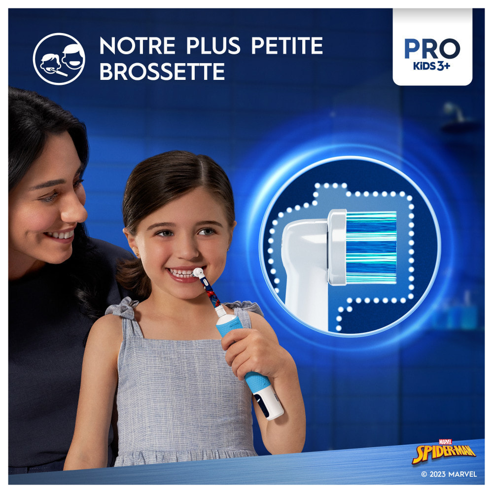 Braun Oral-B Pro Kids Spider-Man Brosse À Dents Électrique