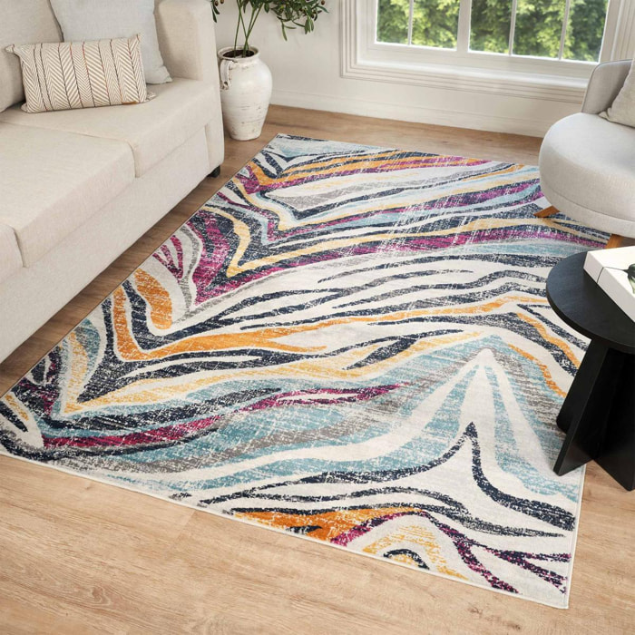 tapis d'orient NORMI, tapis ton sur ton moderne et contemporain