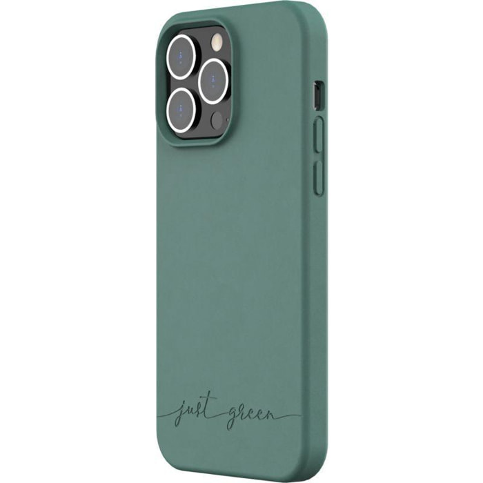 Coque JUST GREEN iPhone 14 Pro Max BIO vert nuit