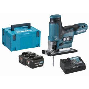 Scie sauteuse 10.8V LXT - MAKITA - 2 batteries 110.8V 4.0Ah + 1 chargeur rapide + MakPac - JV102DMJ