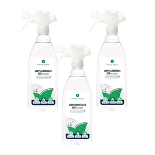 Pack 3xLimpiacristales Y Multiusos Eco Planeta Huerto 750ml