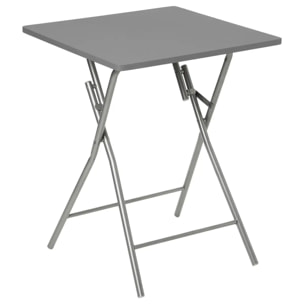 Table pliante 2 places Gris