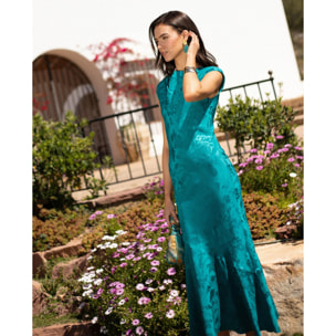 Vestido midi sin mangas