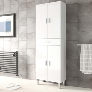 Columna de baño Alise 2p color Blanco Lacado, 30 cm (ancho) x 25 cm (fondo) x 150 cm (alto)