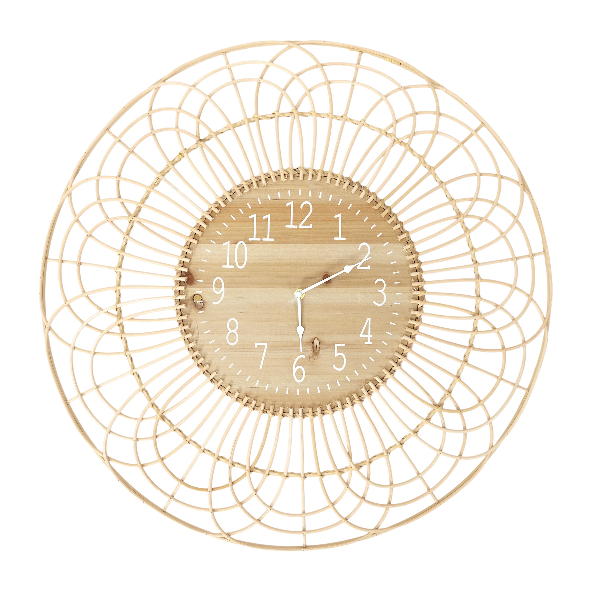 Horloge Rotin 70cm