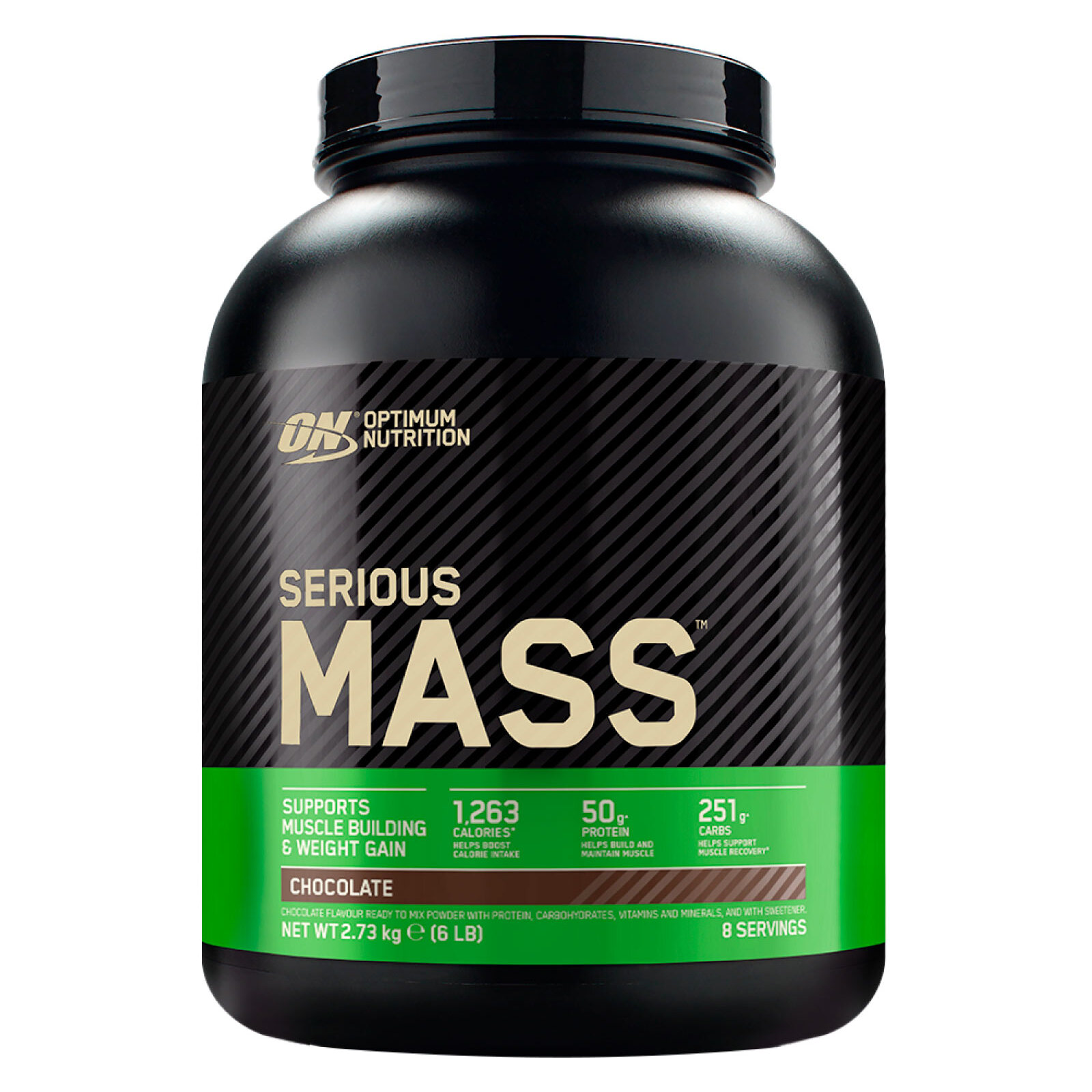 Serious Mass Proteine Whey in Polvere per Sviluppo Muscolare al Cioccolato - Barattolo da 2,73Kg