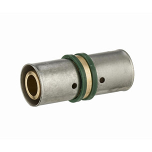 Jonction égale à sertir profil TH pour tube PER NOYON & THIEBAULT - Ø 12 mm Bague à sertir en inox - 3787-12L1