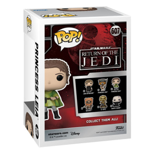 Star Wars Return Of The Jedi 40th Anniversary Pop! Vinile Figura Leia (bh) 9 Cm Funko