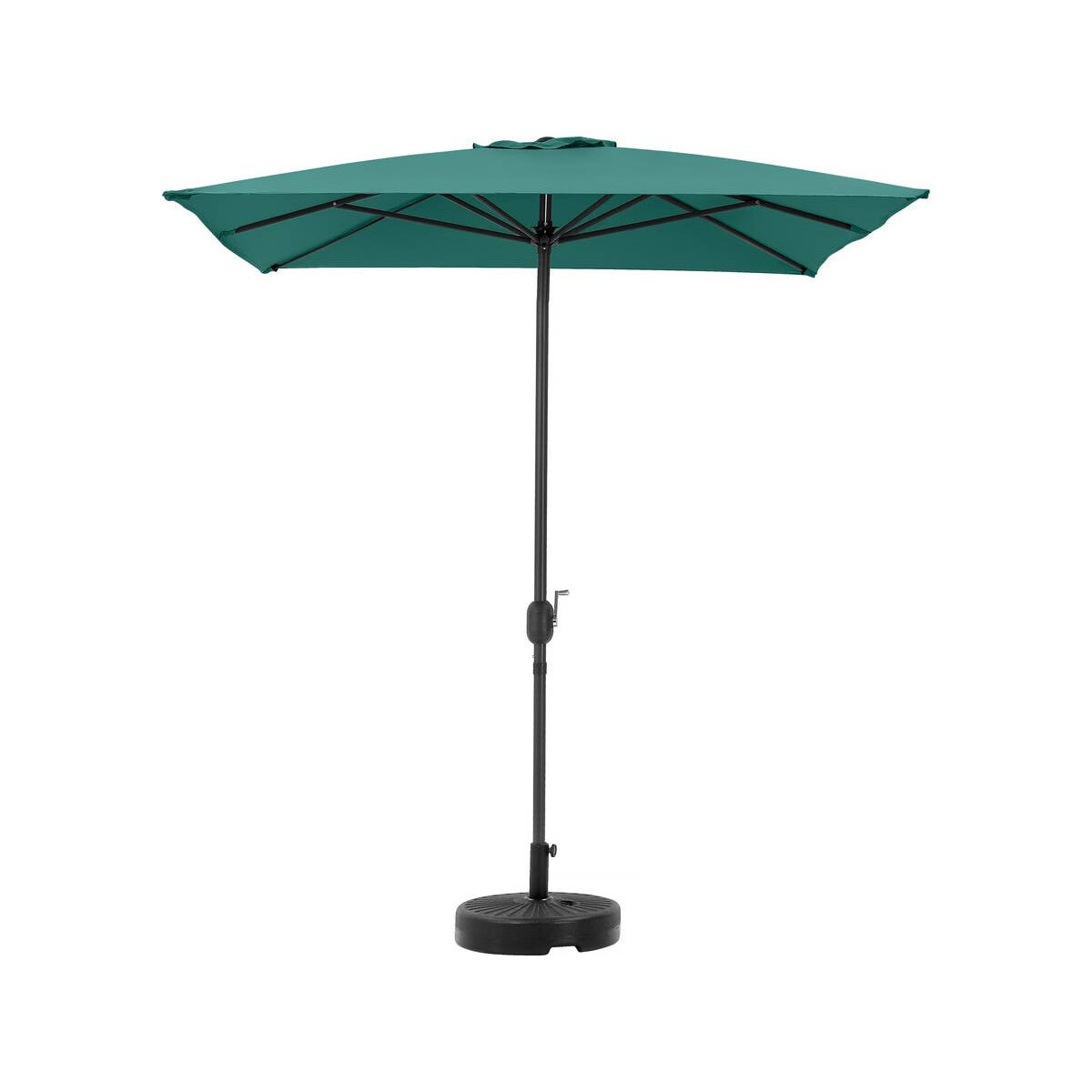 Parasol rectangulaire inclinable "Sol 2" - 2 x 3 m - Vert