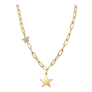 Collar Lux by Lux acabado en Oro amarillo de 18 Kts