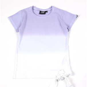 T-shirt a maniche corte da bambina in cotone Leone Bright
