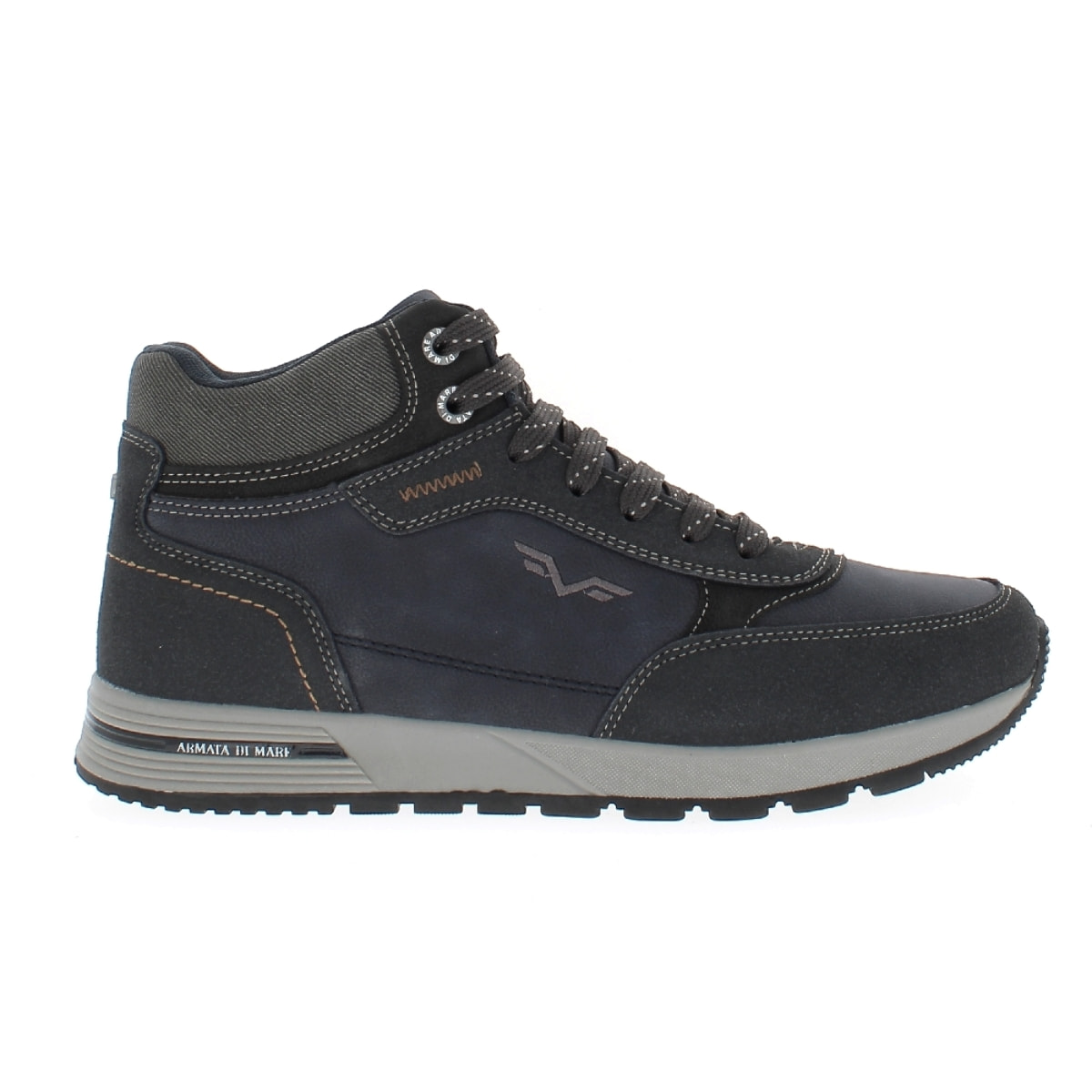 Armata di Mare Scarpe Uomo Stivaletti Casual Stringati con Soletta Rimovibile in Memory Foam AMU W24L629 Navy