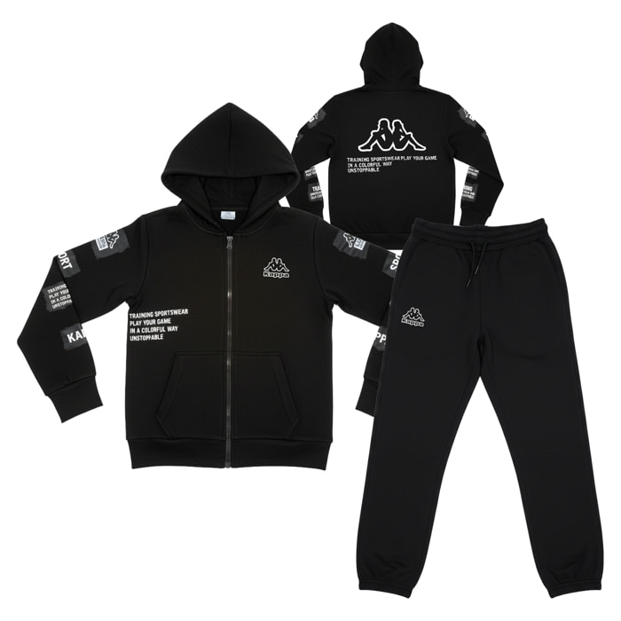 Tuta Ragazzo KAPPA 8 - 16 Anni Cotone Felpato