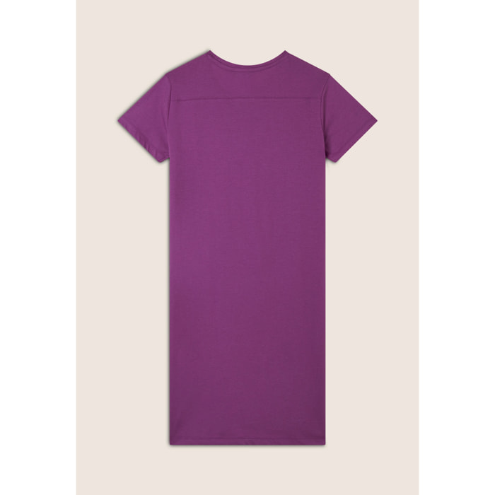 Vestito in jersey con perline dorate