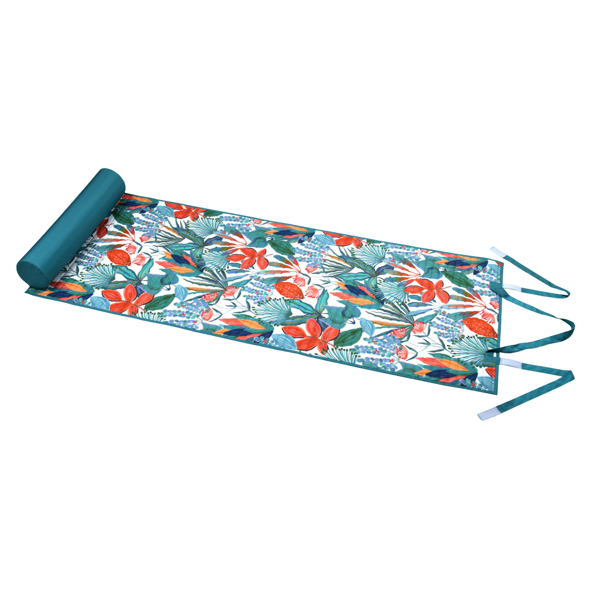 Matelas outdoor de plage à motif exotique - Vert