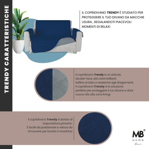 COPRIDIVANO TRENDY TRAPUNTATO PINSONIC - 2 POSTI